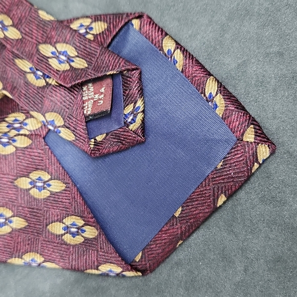 Jos A Bank corporate collection floral silk tie - Picture 4 of 5